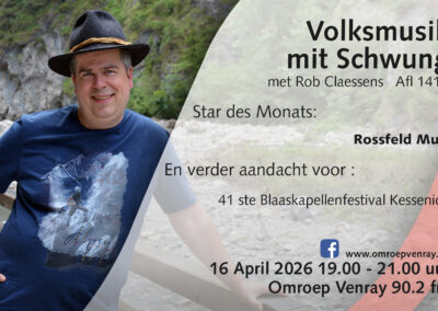 Donderdag 16 April 2026 Aflevering 1418.